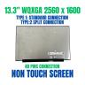 BOE NE133QDM-N65 (13.3-inch WQXGA IPS Laptop Replacement Screen/2560x1600/60Hz/40-pin/Non-Touch/Glossy)