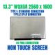 BOE NE133QDM-N65 (13.3-inch WQXGA IPS Laptop Replacement Screen/2560x1600/60Hz/40-pin/Non-Touch/Glossy)