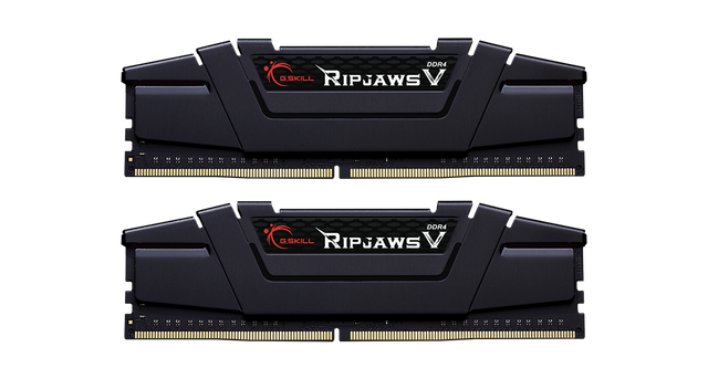 G.Skill Ripjaws V F4-3200C16D-32GVK 32GB (2x16GB) DDR4-3200 CL16 Matte Black